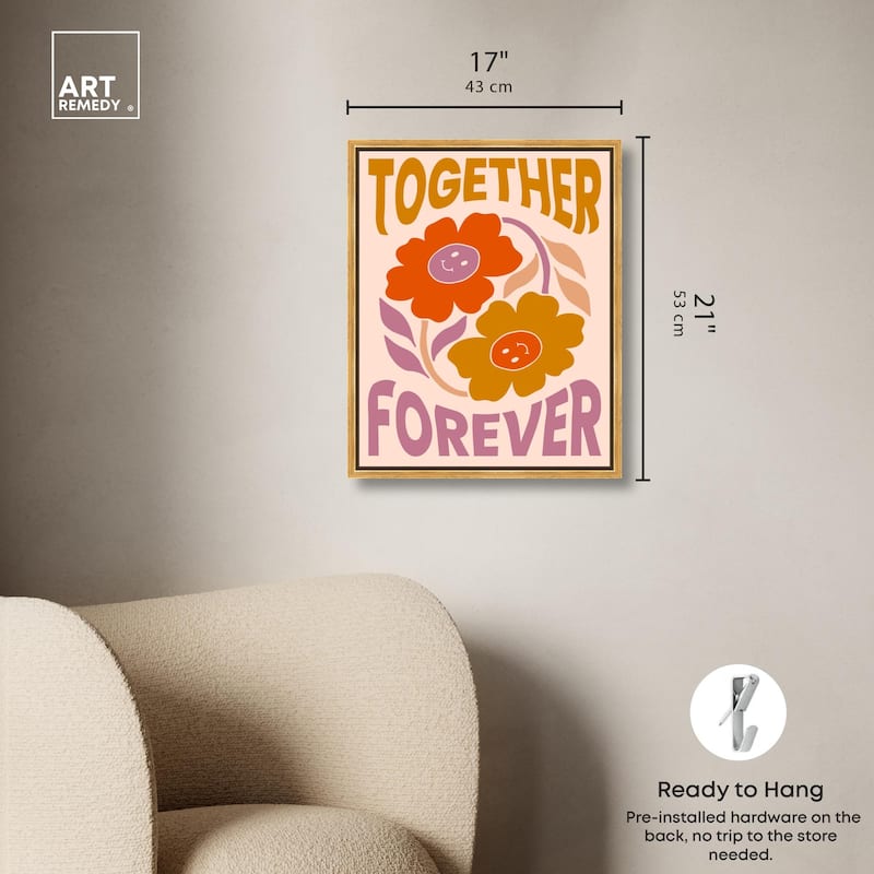 We Together Canvas by Art Remedy