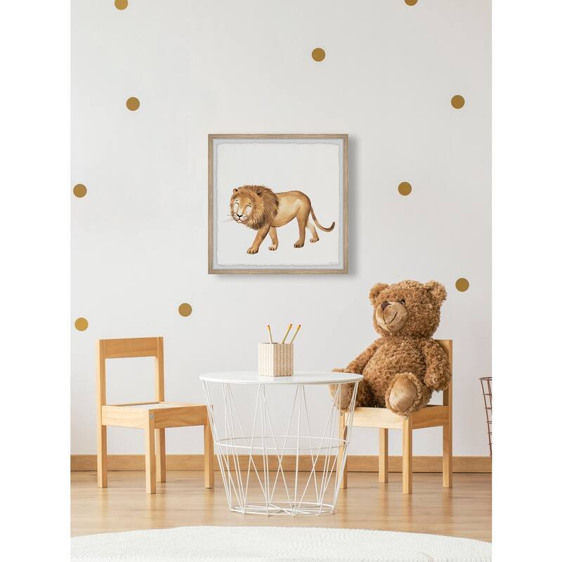 The Big Cat Framed Wall Art, Elegant Home Touch - Sophisticated Artwork for Refined Décor