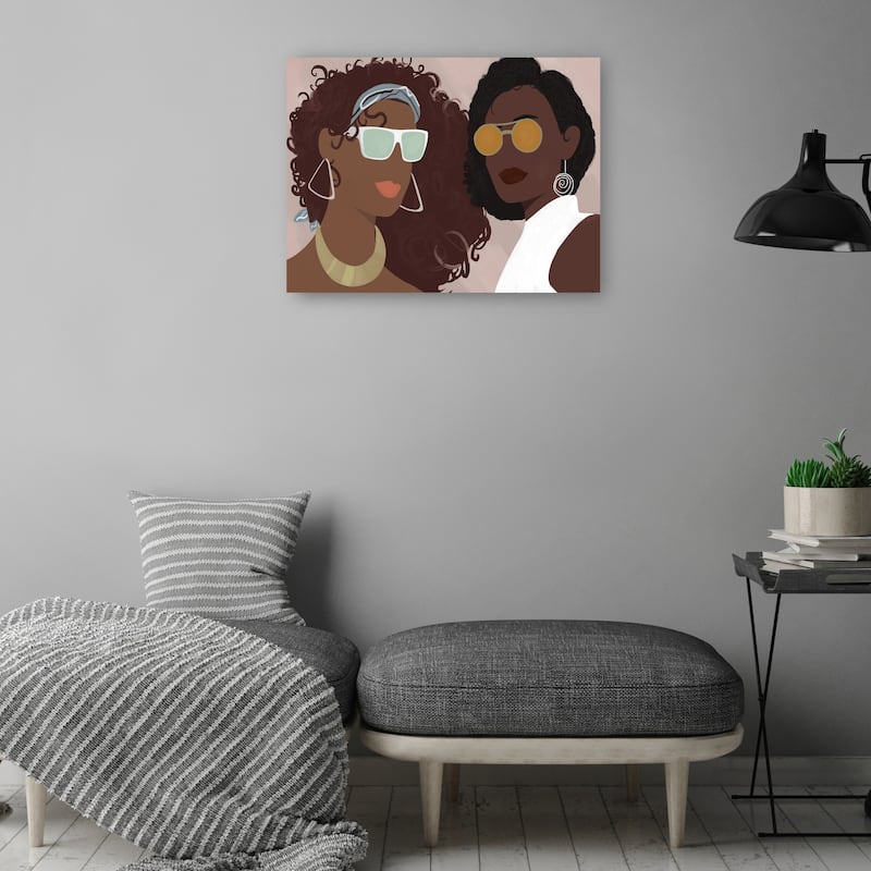 Girlfriends By Studio Arts Canvas Art Print
