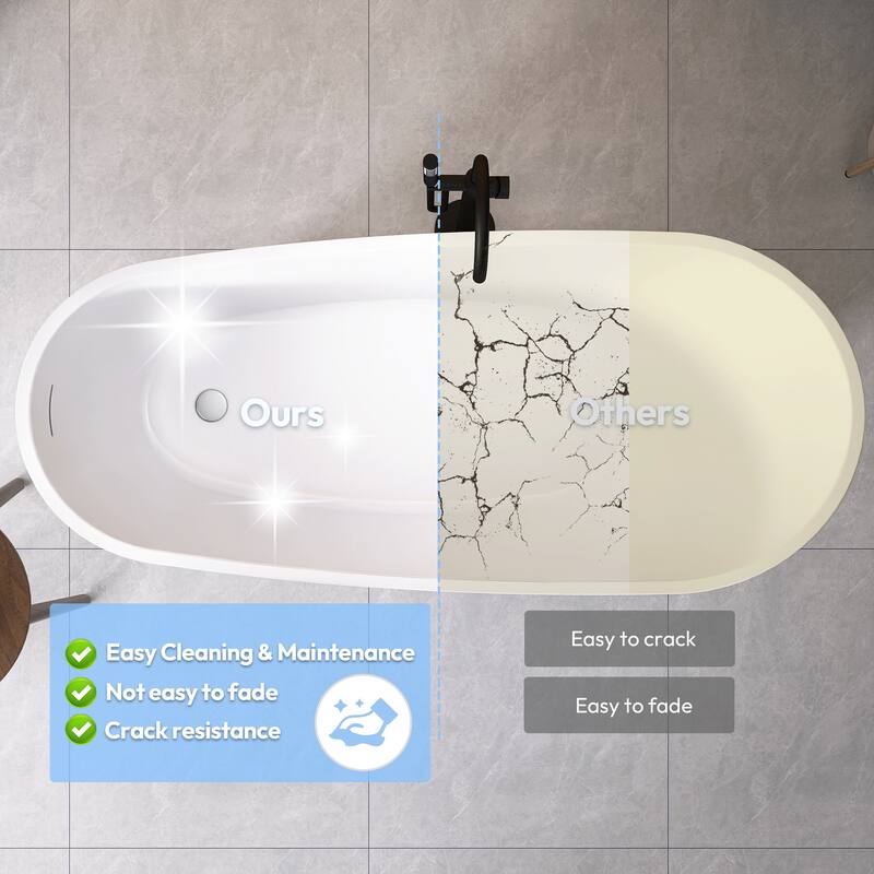 Lahore Freestanding Acrylic Soaking Bathtub