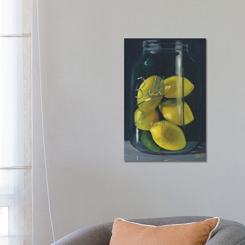 iCanvas "Lemons" by Marnie Bourque Canvas Print - 26x18x1.5