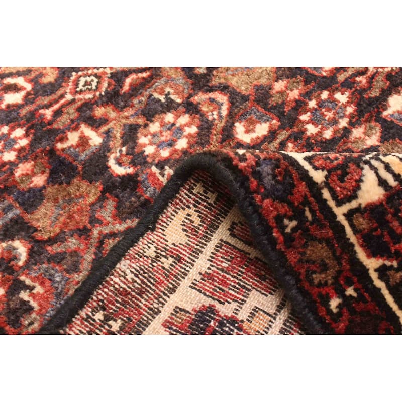 ECARPETGALLERY Hand-knotted Andelz Dark Brown Wool Rug - 3'7 x 12'11