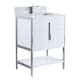 Option White Matte - Chrome Hardware
