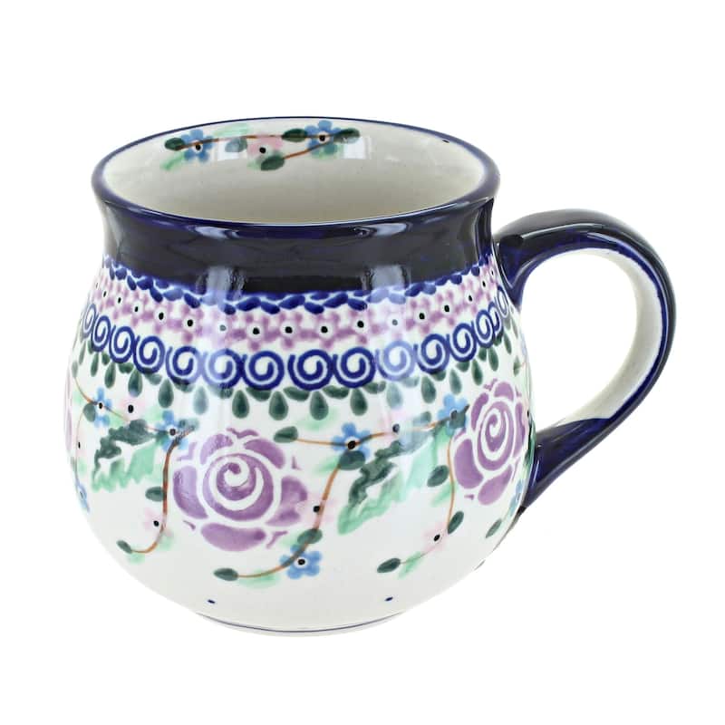 Blue Rose Polish Pottery 118 Millena Bubble Mug