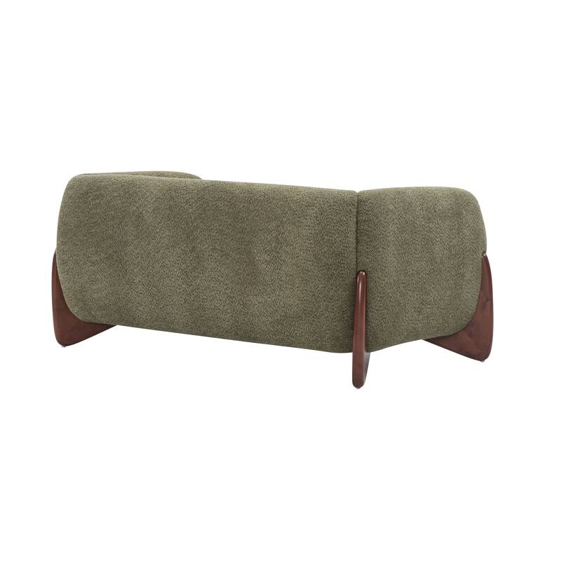 Arion Upholstered Boucle 2-Piece Living Room Sofa Set by Christopher Knight Home