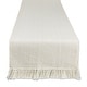 preview thumbnail 23 of 73, DII Variegated Taupe Fringe Table Runner 13x72 Table Runner, 13x72" - Off-White