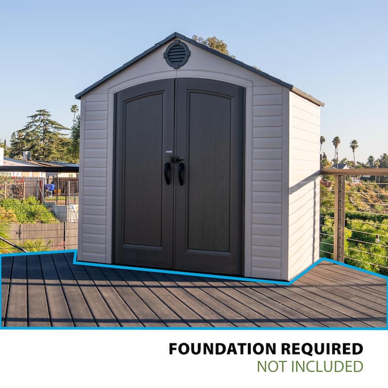 Lifetime, 8'x5' Outdoor Storage Shed