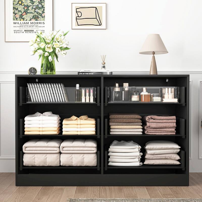 Modern 6-Drawer Dresser, Versatile Chest of Drawers for Bedroom, Living Room, Hallway, & Entryway