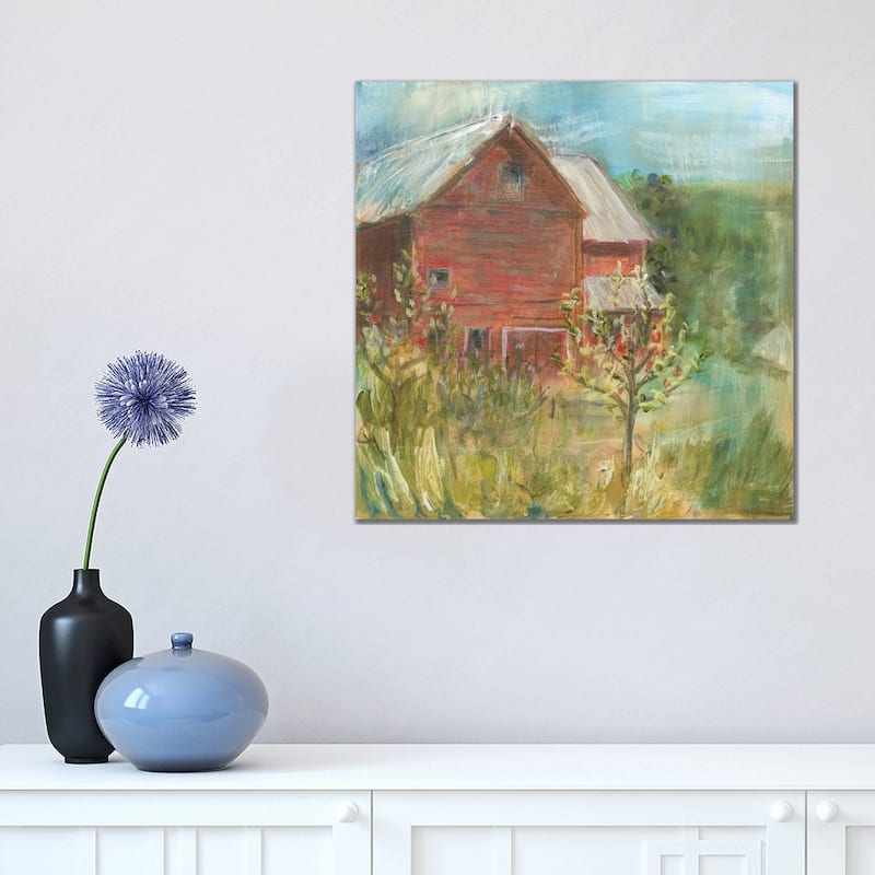iCanvas "Barn Orchard" by Sue Schlabach Canvas Print