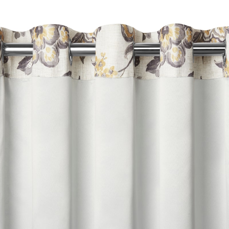 Elrene Sorrento Floral Window Curtain Panel