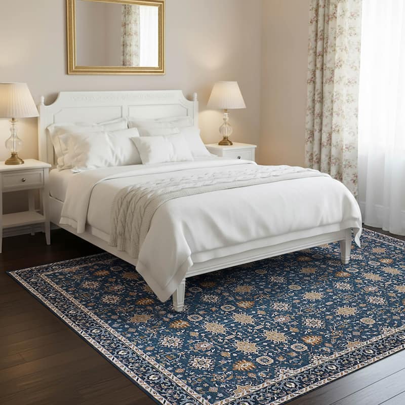 Laura Ashley Imagine Printed Chenille Washable Non-Slip Rugs