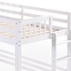 preview thumbnail 11 of 11, SogesSleep Twin Over Twin Loft Bed With Built-In-Desk