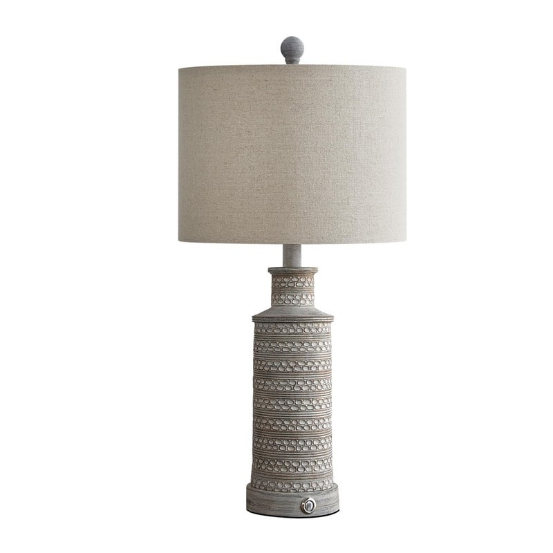 24'' Farmhouse Table Lamp Set of 2 for Bedroom