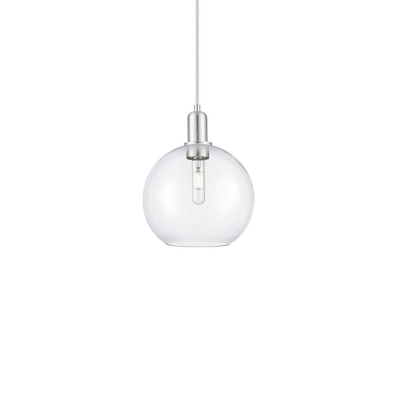 Innovations Lighting 716-1P-13-10 Athens Pendant Athens 10" Wide Mini - Brushed Satin Nickel / Clear