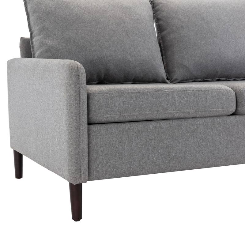 Living Room Loveseat Linen Sofa