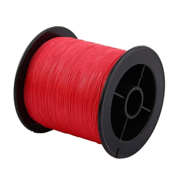 Fisherman Braided Fishing Line String Spool Red 300m Length - Bed