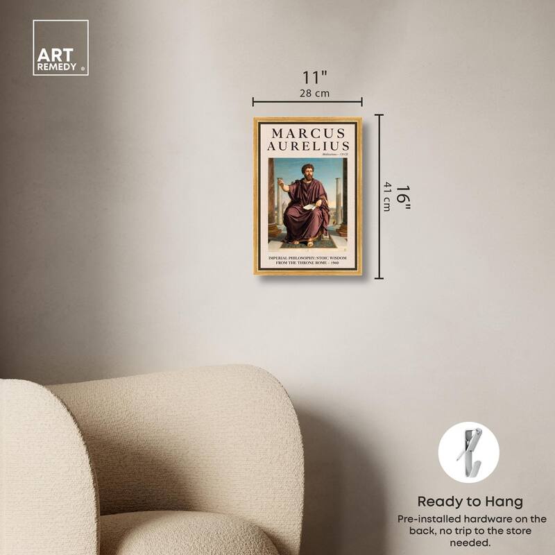 Emperor in Thought Canvas by Art Remedy