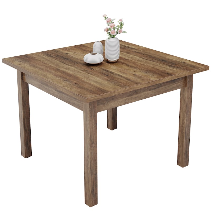 39.43" Small Square Kitchen Dining Table for 4