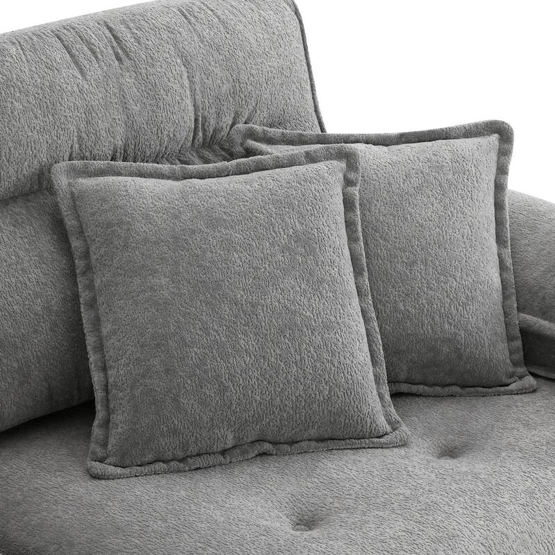 4-seater tufted sofa set