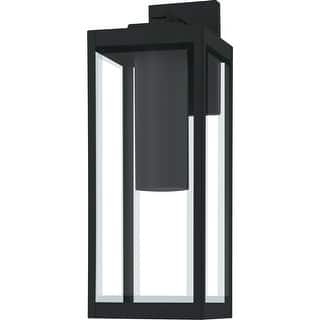 Earth Black LED Outdoor Wall Lantern from the Westover Collection