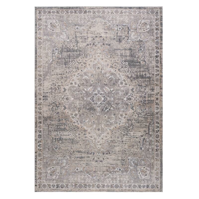 Bike Distressed Stain Resistant Woven Durable Area Rug By HomeRoots