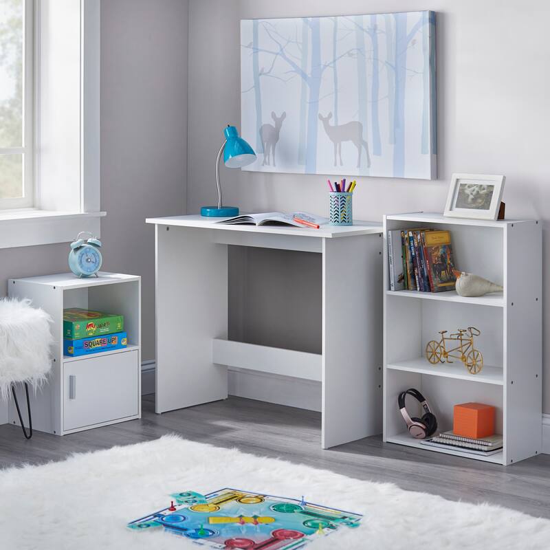Simple Living 3-piece Soho Study Set - White
