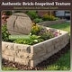 preview thumbnail 8 of 10, Faux Brick Landscape Edging 4 Pieces Flower Garden Border