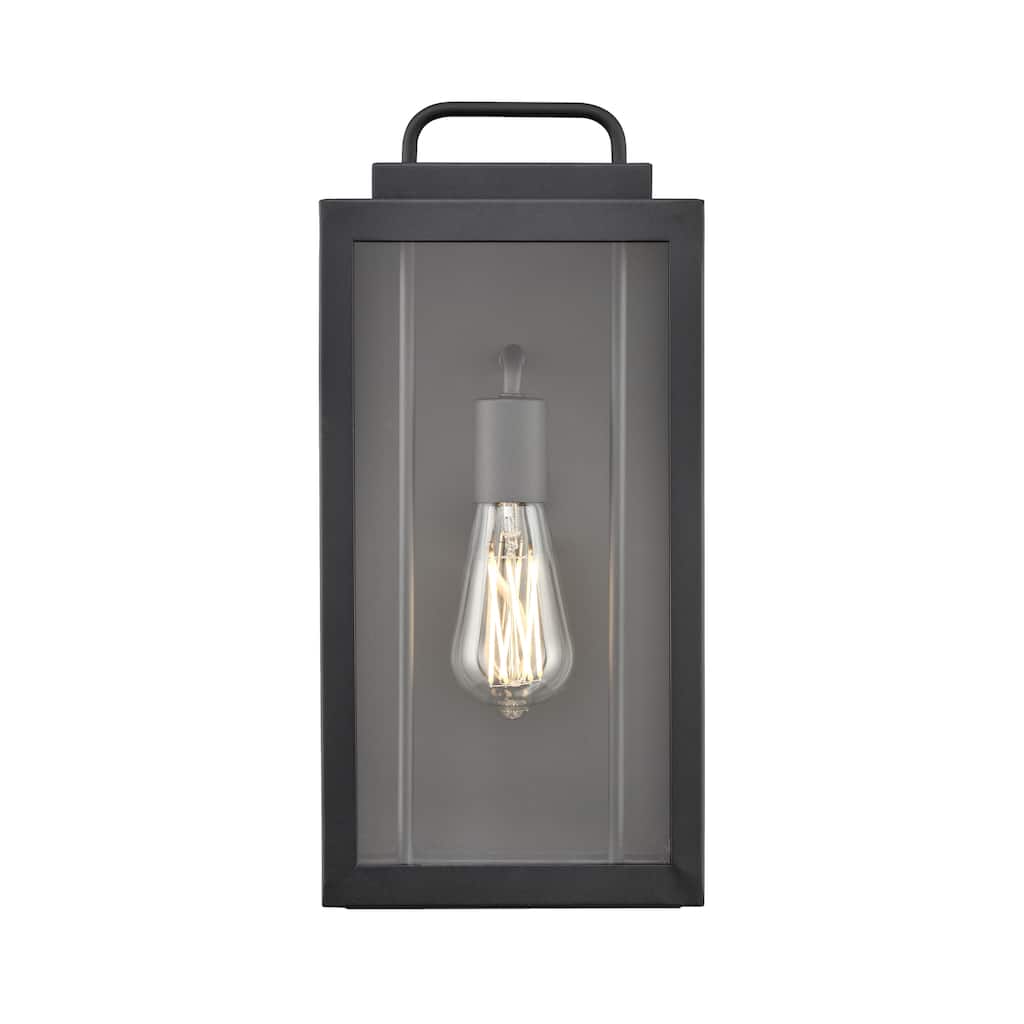 Millennium Lighting Gallatin 1 Light Outdoor Wall Sconce in Textured Black