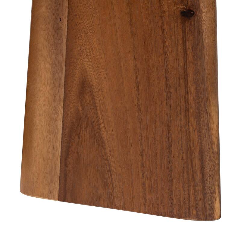 Caruso Suar Wood Console Table - Live Edge Statement Table for Entryway or Living Room