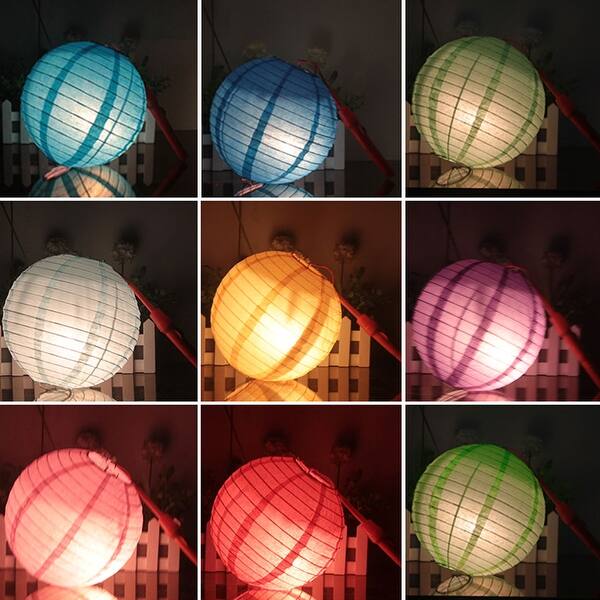 Shop Party Paper Handmade Lantern Lamp String Light Decor