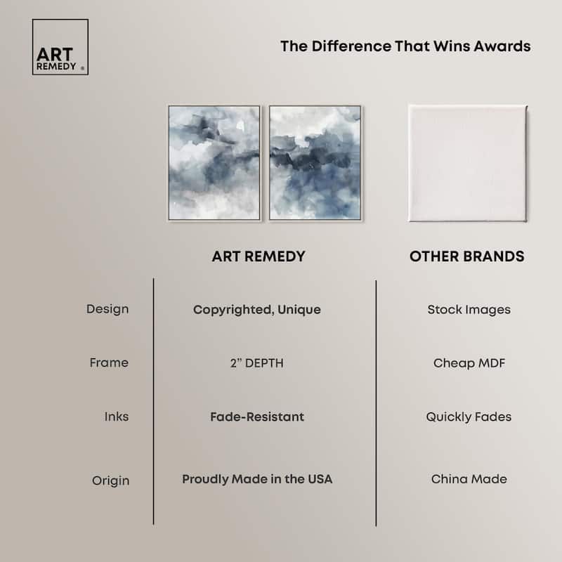 Calming Tides Canvas Set of 2 by Art Remedy