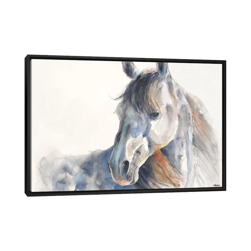 iCanvas "Looking Back" by Patti Mann Framed Canvas Print - Black - 26x40