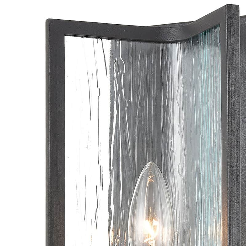 Inversion 14-inch High 1-Light Sconce in Charcoal - 14 inch Tall