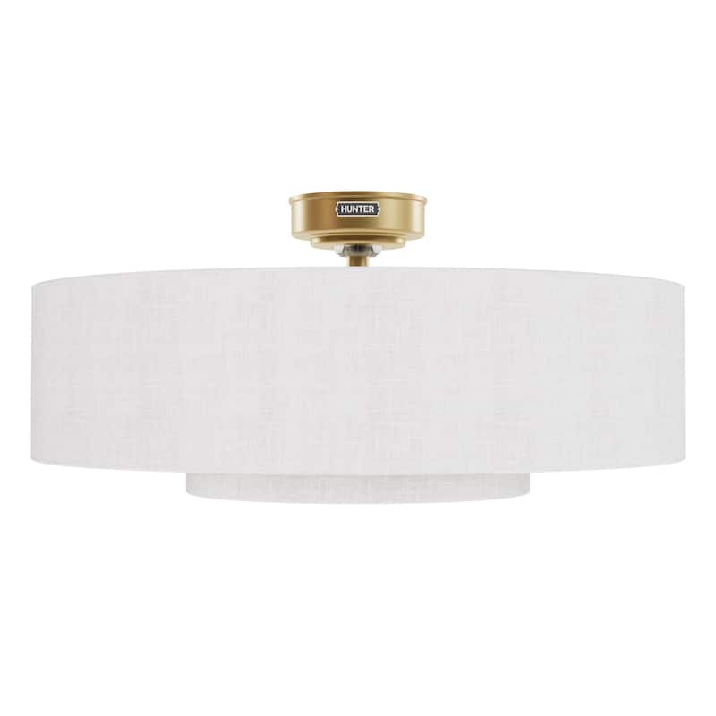 Hunter + Jasmine Roth Fandelier 30" Brookside Ceiling Fan w/ LED Light, Handheld Remote, Chandelier