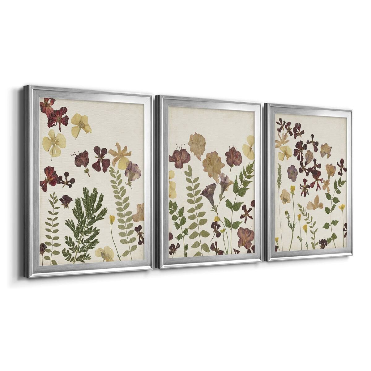 Pressed Flower Arrangement I Premium Framed Canvas - Ready to Hang ...