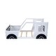 preview thumbnail 18 of 16, Twin Size Classic Car-Shaped Bed,Platform Bed with Wheels and Headboard and Footboard