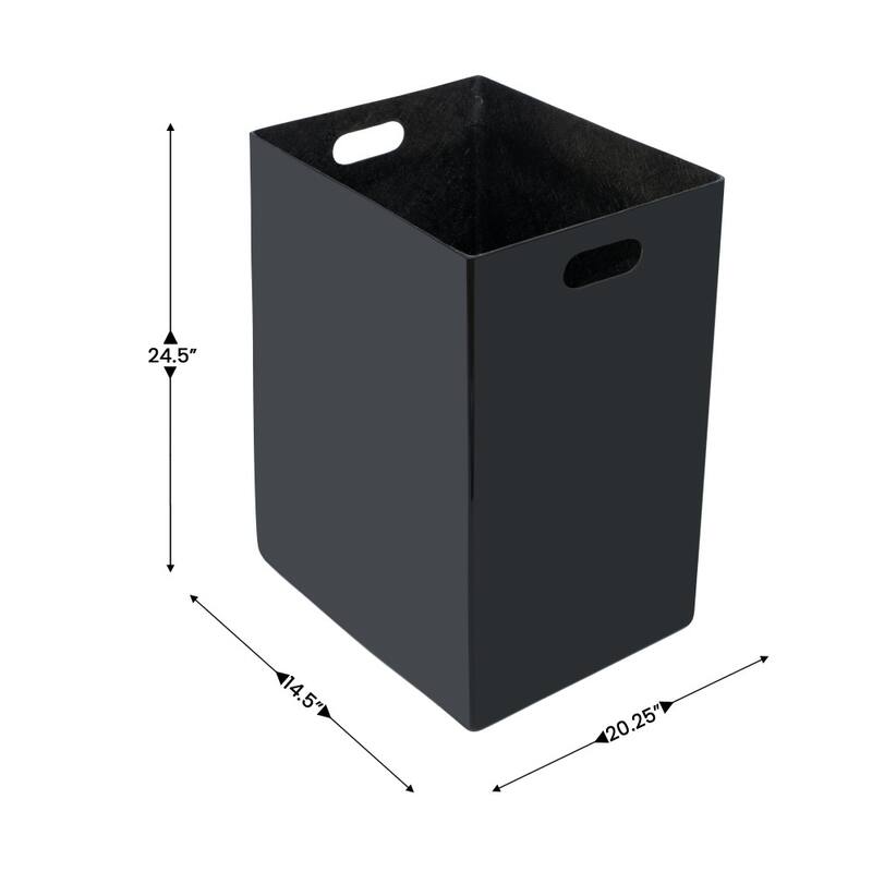 Commercial 31.4 GAL Steel Trash Can with Inner Bin, Locking Access Door