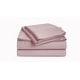preview thumbnail 15 of 20, Luxury 500 Thread Count Egyptian Cotton Solid or Striped Sheet Set King - Sepia Rose (Solid)