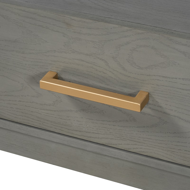 74"Minimalist TV Stand with 3 Spacious Drawers - Versatile Media Console for Living Room, Bedroom