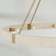preview thumbnail 3 of 2, Delaney 12-light Matte Brass Hanging Chandelier