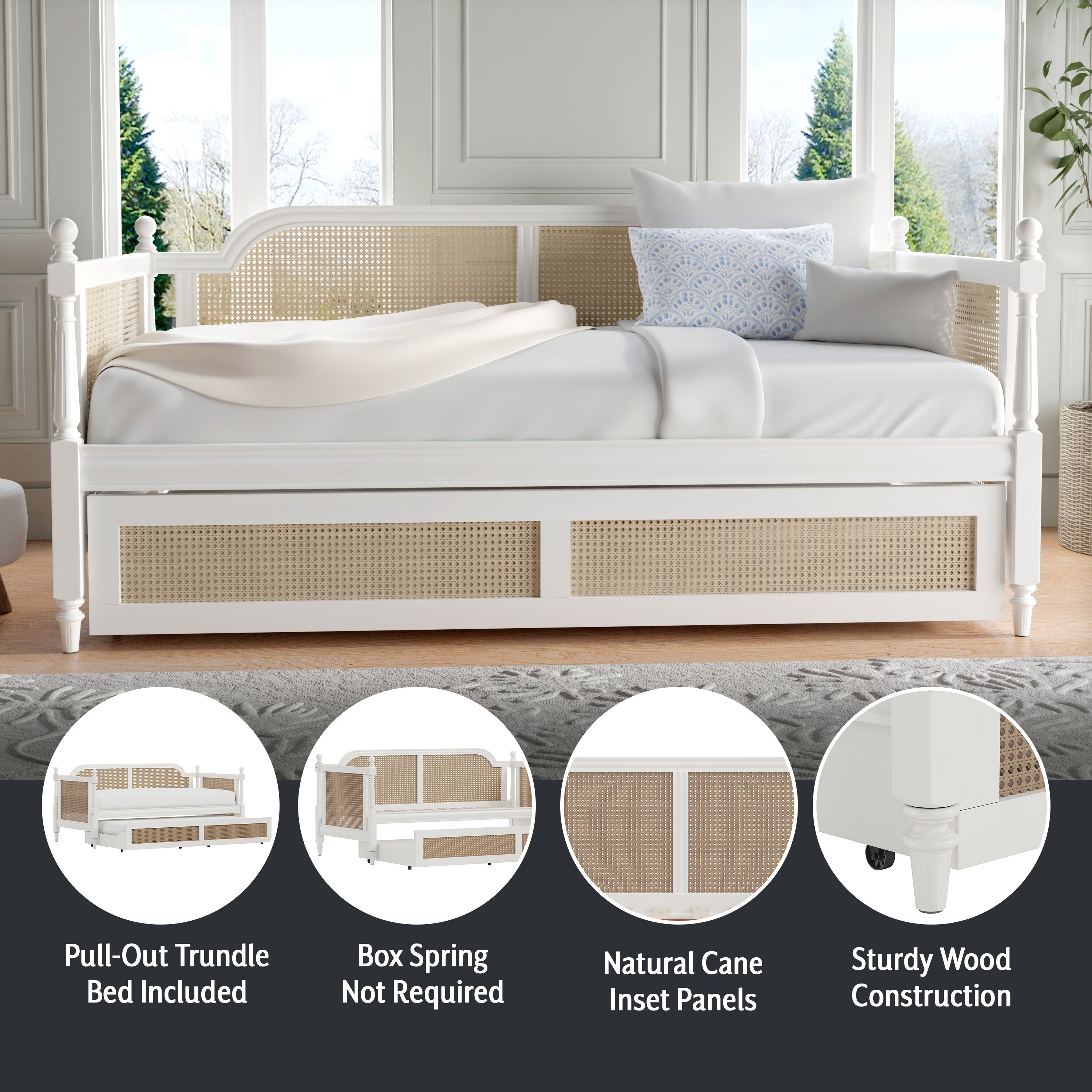 Meaghan twin daybed with trundle discount