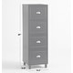 preview thumbnail 12 of 10, Simple Living Bradley 4-drawer Filing Cabinet