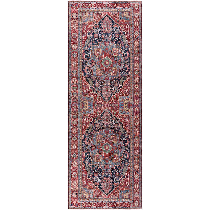 Livabliss Iris Traditional Medallion Printed Area Rug