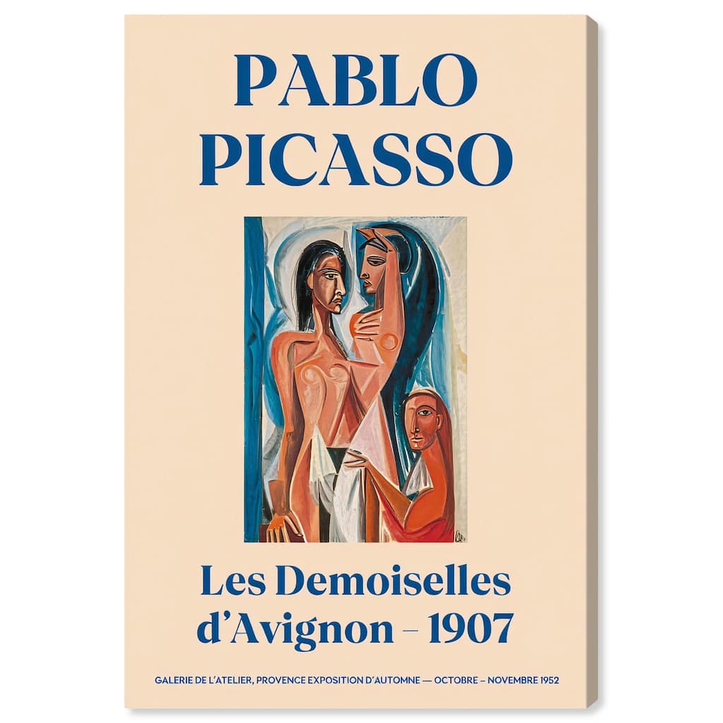 Faces of Demoiselles Canvas by Art Remedy, Gallery Wrapped