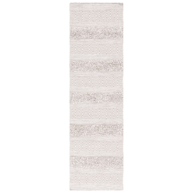 SAFAVIEH Handmade Vermont Adriane Rustic Boho Stripe Wool Rug