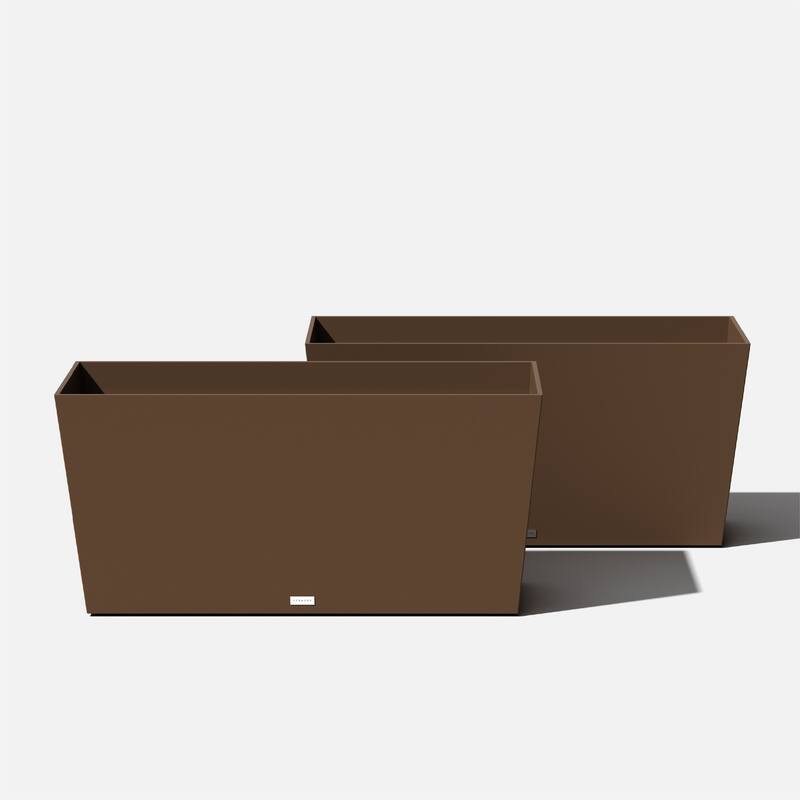 Pure Series Midori Planter - 39 inch - 2 Pack - Espresso