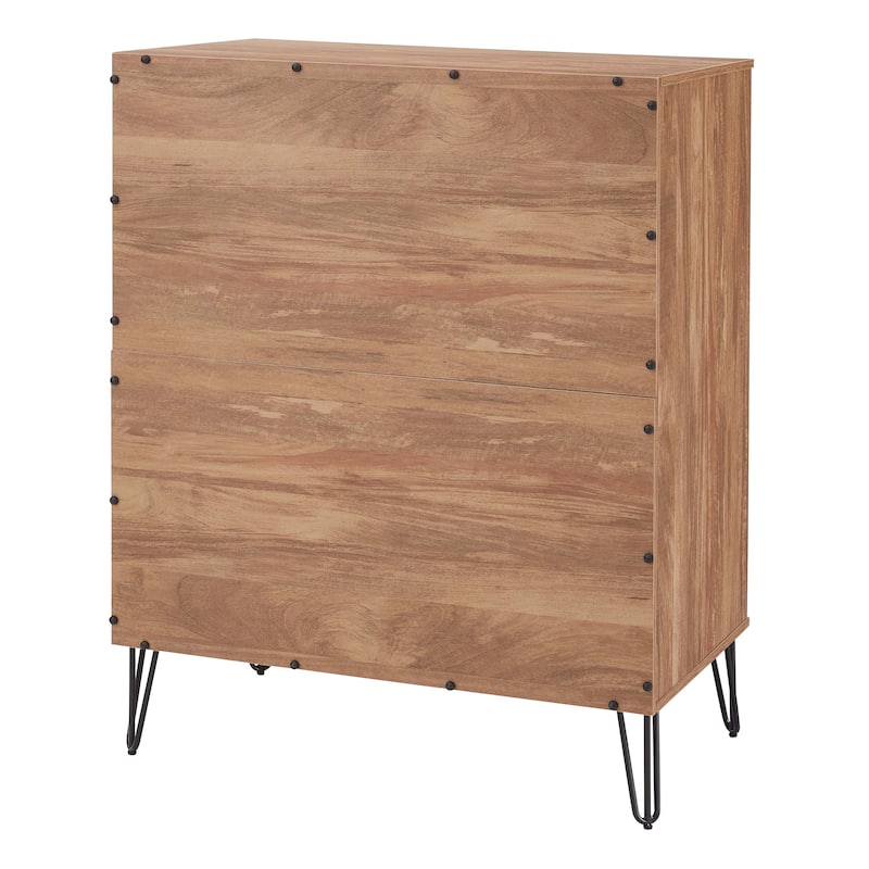 Manhattan Comfort 3-Piece Dumbo Modern Multi Dresser Nighstand Set