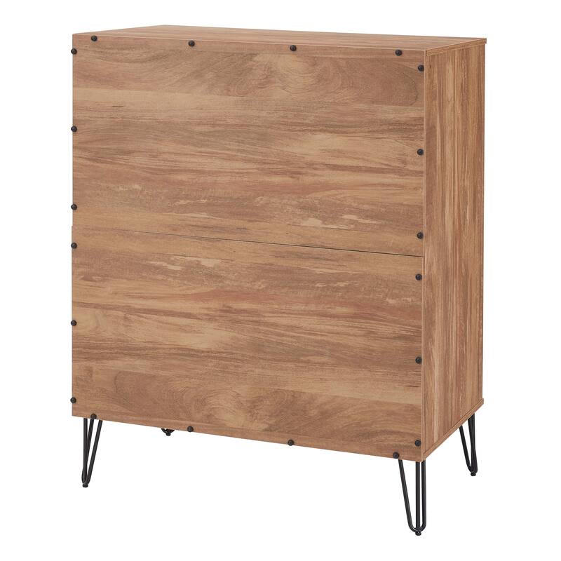 Manhattan Comfort Dumbo Modern 5-Drawer Tall Dresser.