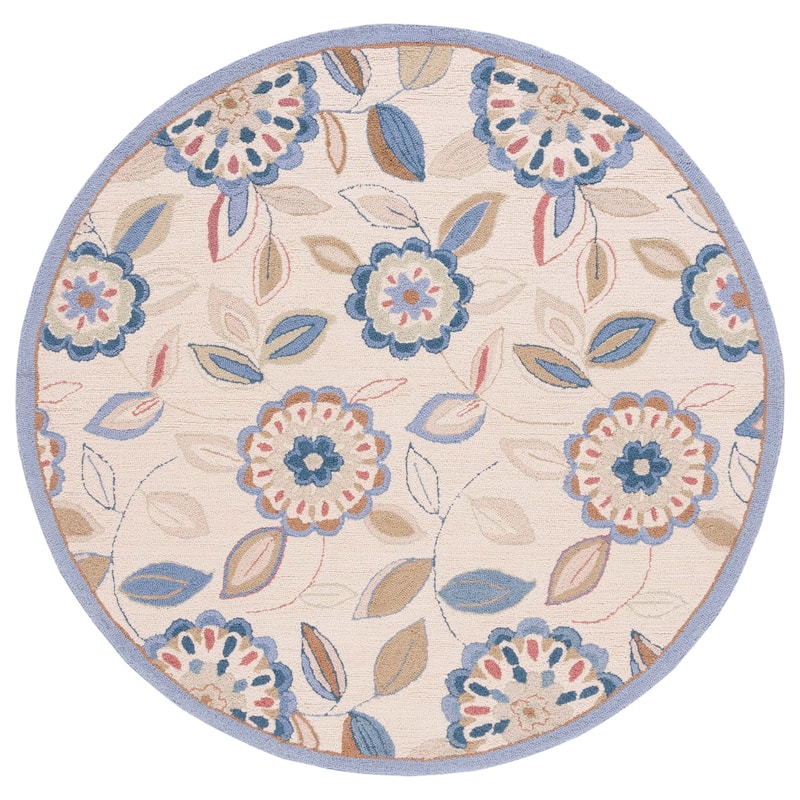 SAFAVIEH Handmade Chelsea Lily Pad French Country Wool Rug