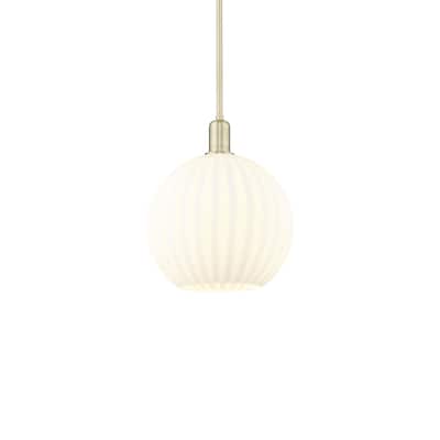 Innovations Lighting 716-1S-15-12 White Venetian Pendant White